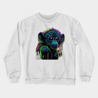 monkey art 6 Crewneck Sweatshirt